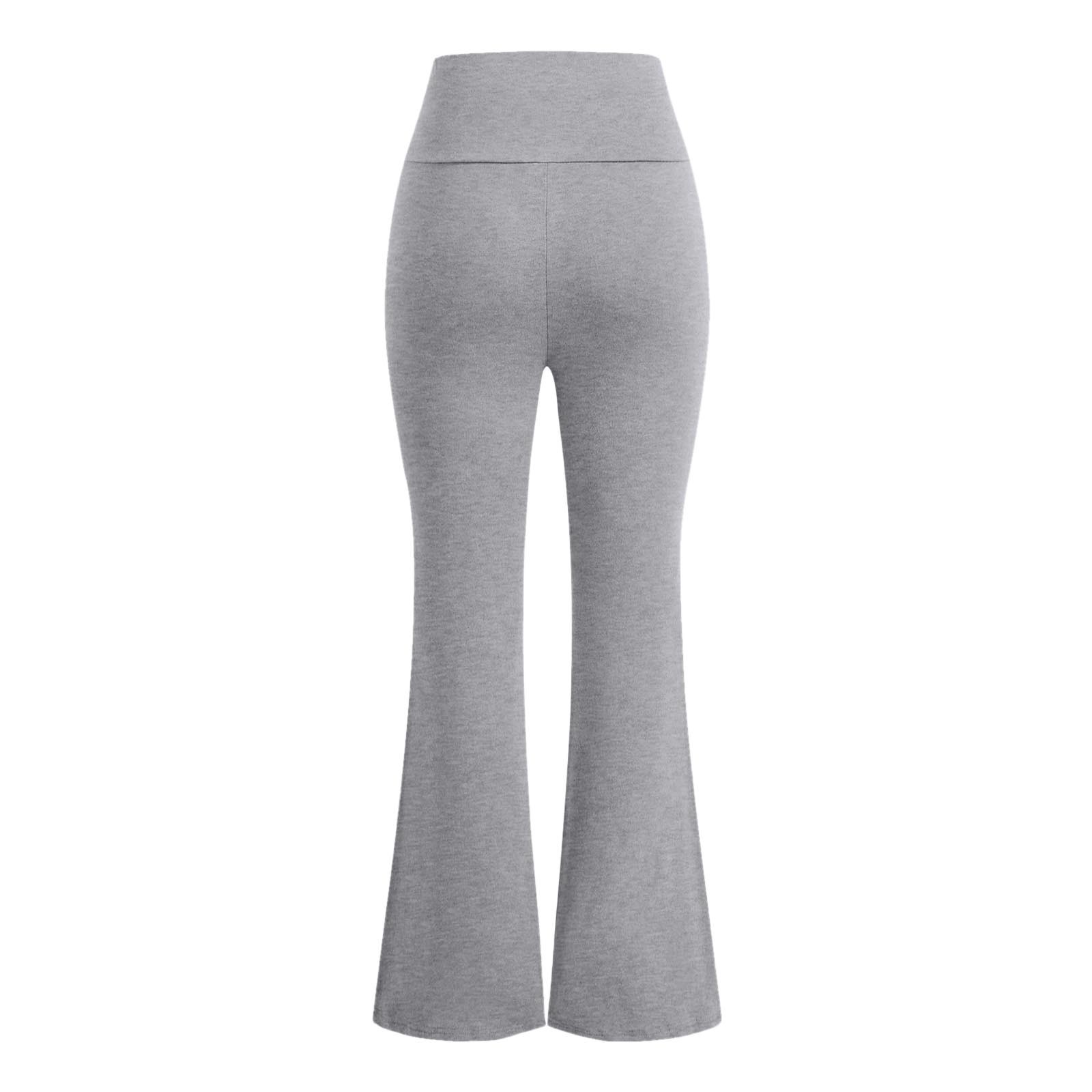 thumbnail image 5 of Pantalones de yoga acampanados para mujer con bolsillo trasero: cintura alta, moldean la silueta, tejido elástico para hacer ejercicio y llevar a diario, 5 of 5